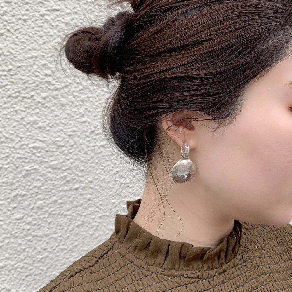 CALLMOON（コールムーン） / ESS023 New moon earrings ピアス シルバー