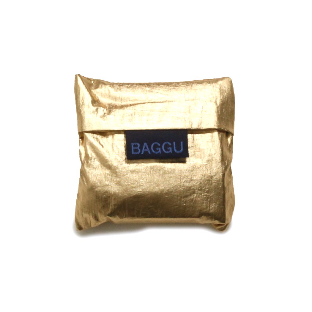 BAGGU メタリックゴールド スタンダードサイズ - エコバッグ