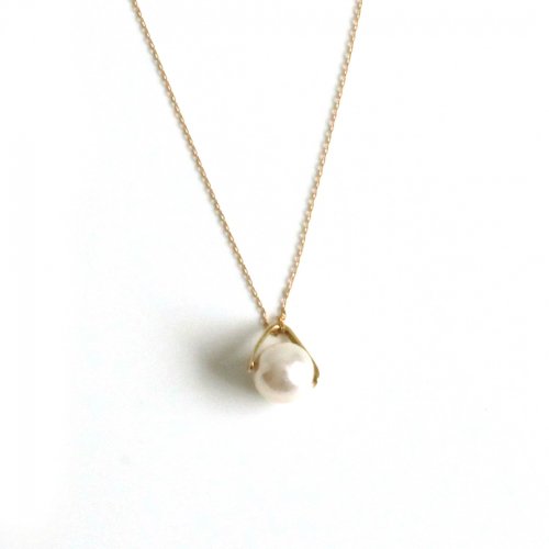  hirondelle et pepinʥǡ륨ڥѥ/ hn-21fw-548 k18 sirene perl necklace 졼 ѡ ͥå쥹 - 