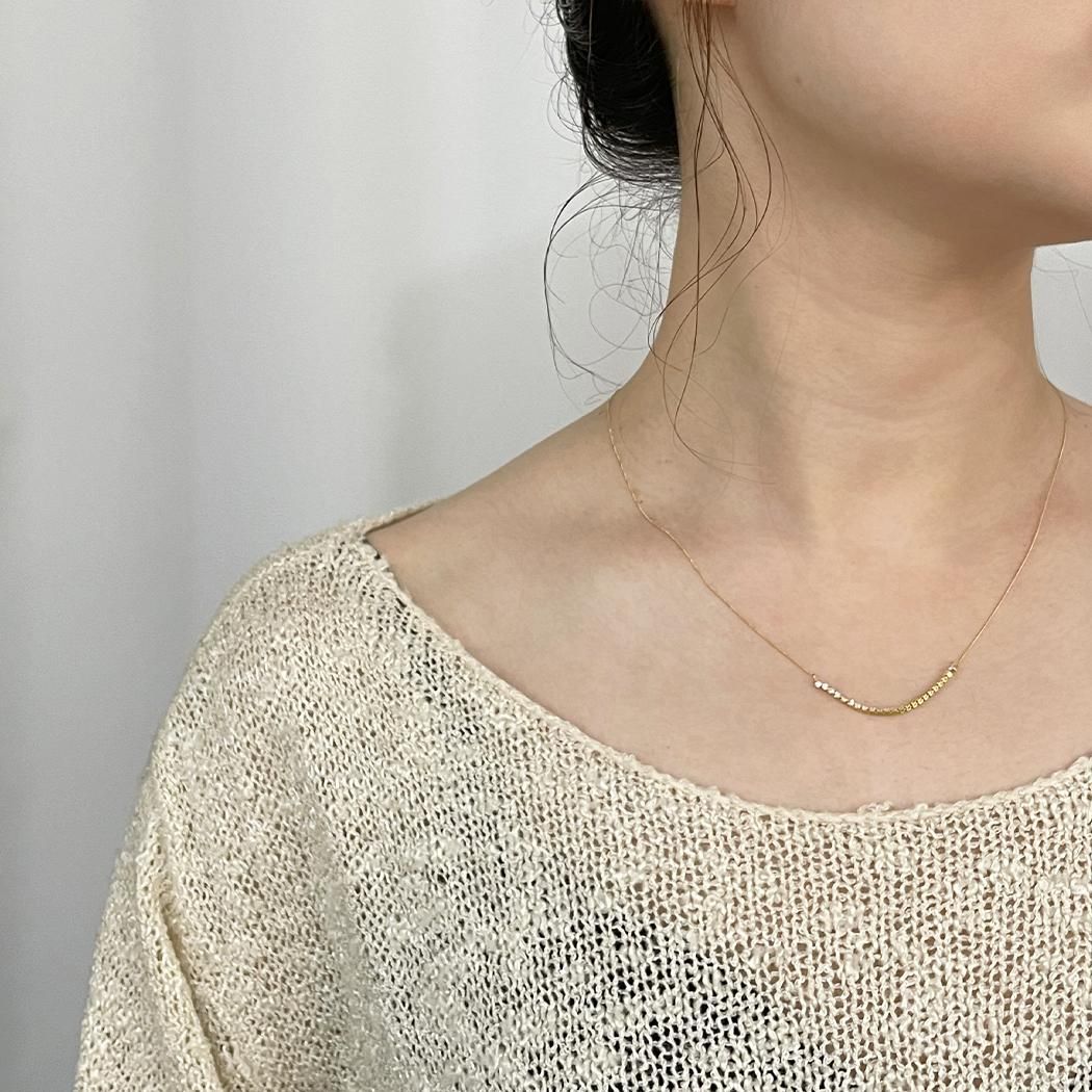 イロンデール　エペパン　プリンセスダイヤネックレス　18k hirondelle et pepin（イロンデール エ ペパン） k18 h-n-7-7