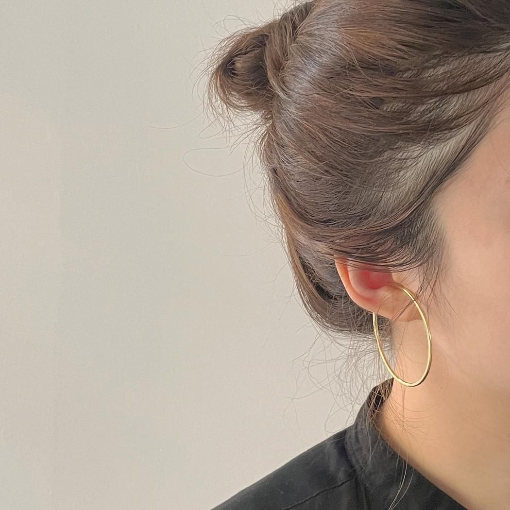 byoka ビヨーカ BOLD HOOP EARCUFF 2個セット 美品アクセサリー ...