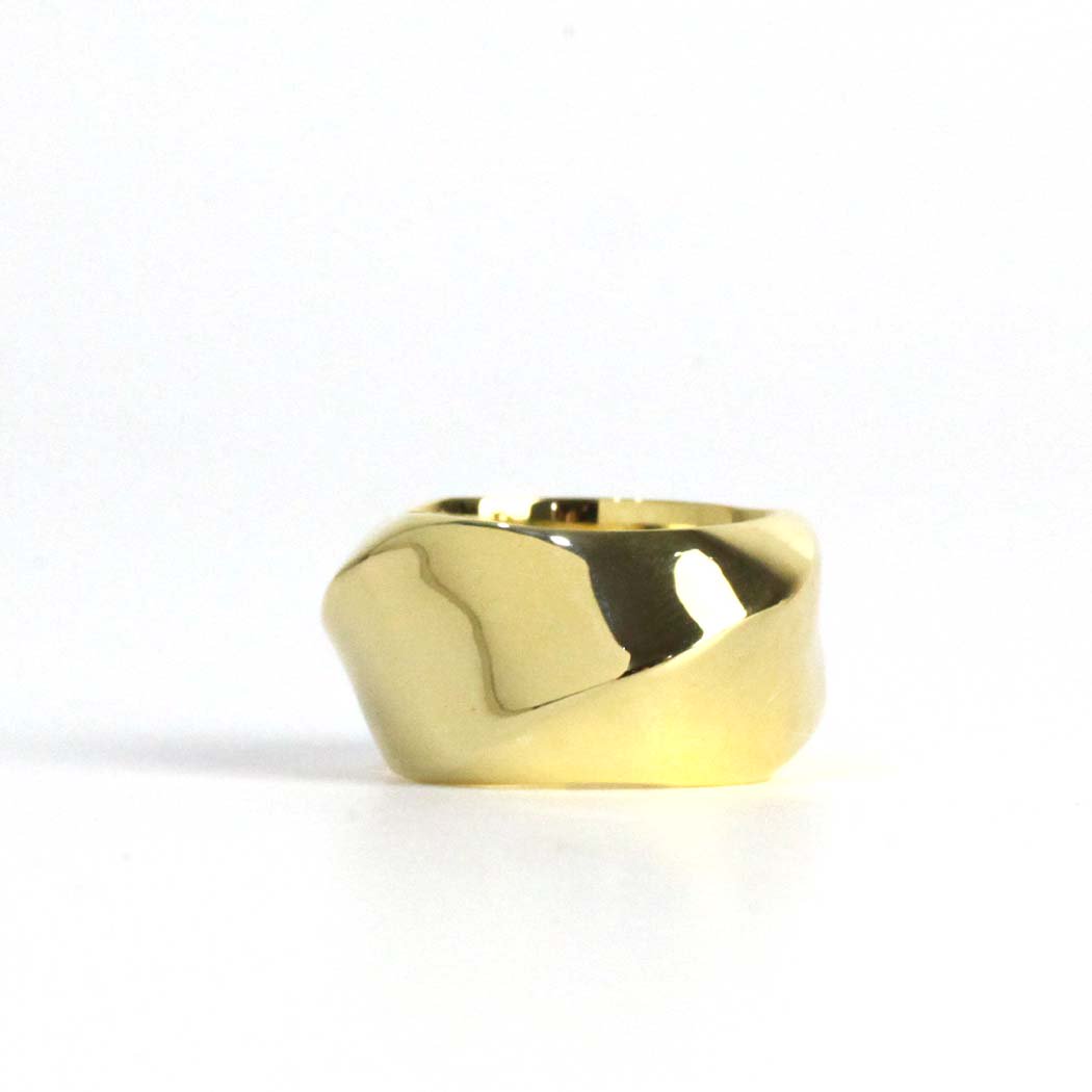 BYOKA（ビョーカ）/ GR1902 G.CREAM PINKY RING リング - ゴールド - Eight Hundred Ships &  Co.