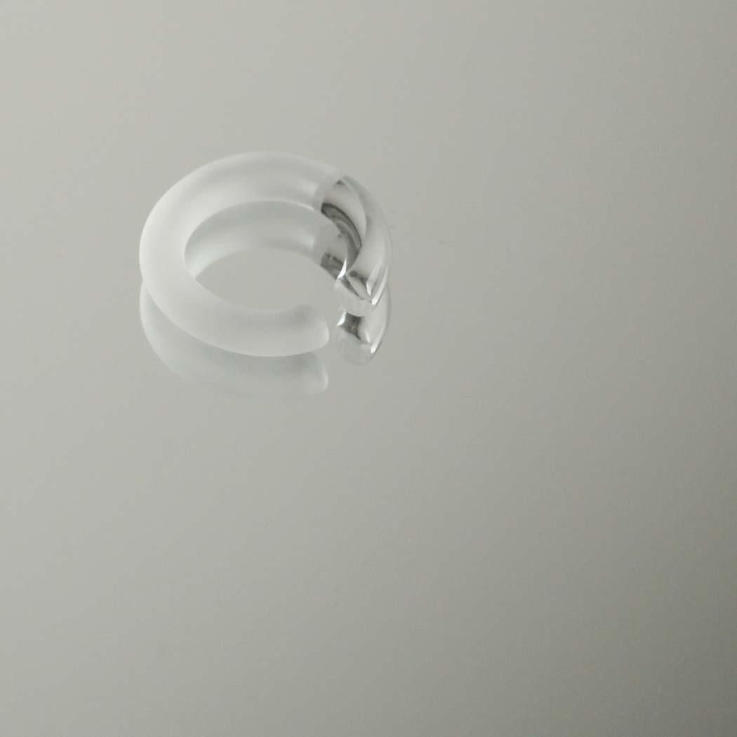 SIRISIRI / HT309 HOTOLI Ear Cuff Round Clear - イヤーカフ クリア