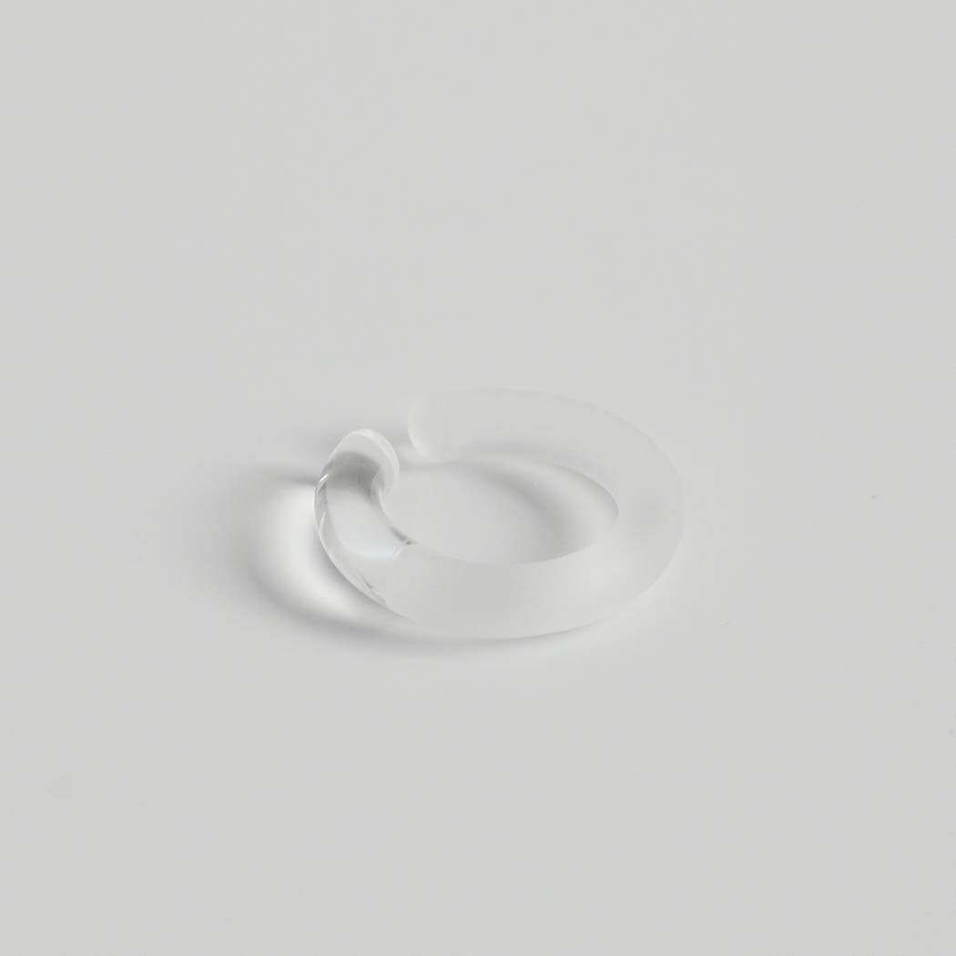 SIRISIRI / HT309 HOTOLI Ear Cuff Round Clear - イヤーカフ クリア