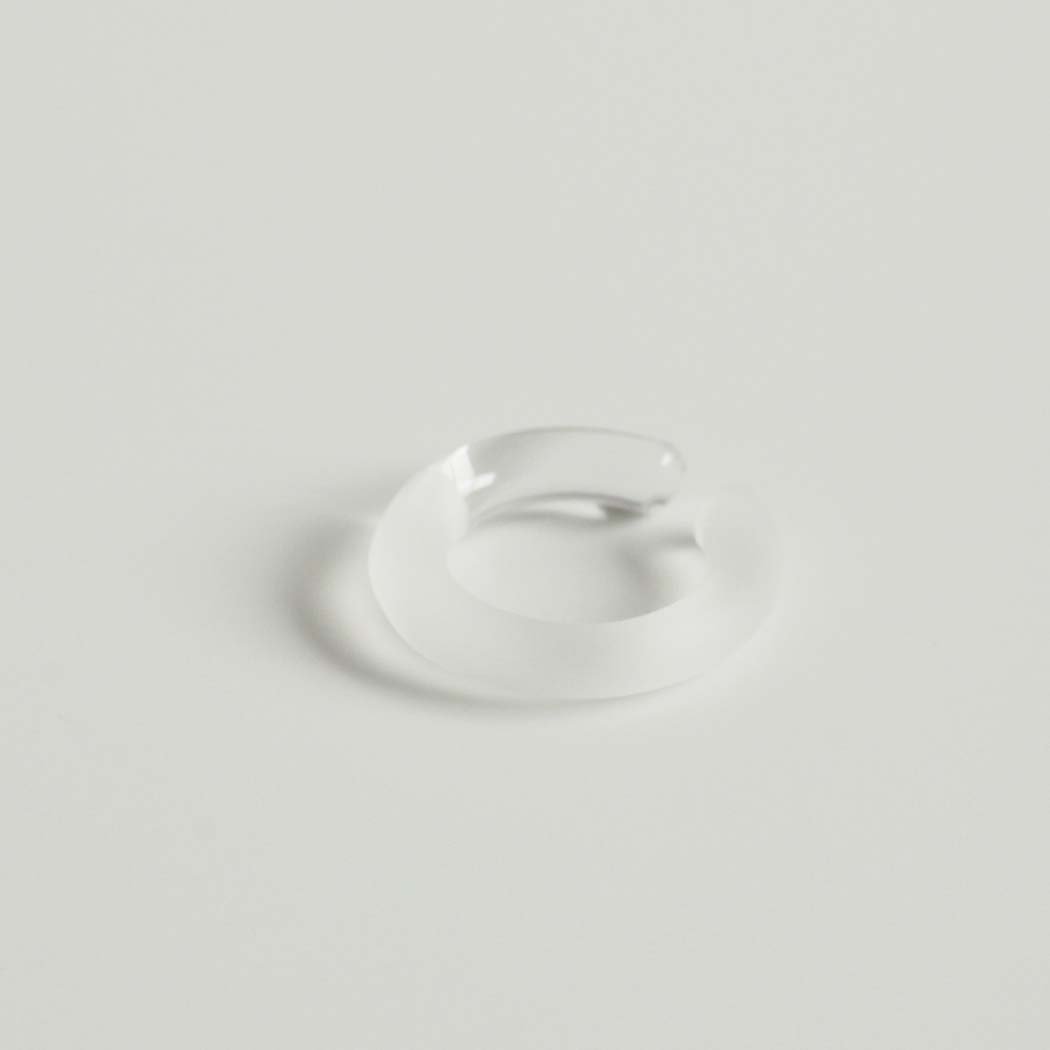 SIRISIRI / HT309 HOTOLI Ear Cuff Round Clear - イヤーカフ クリア