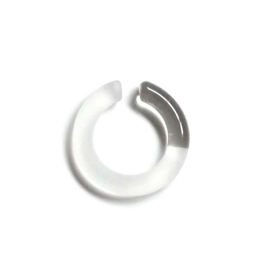 SIRISIRI / HT309 HOTOLI Ear Cuff Round Clear - イヤーカフ クリア