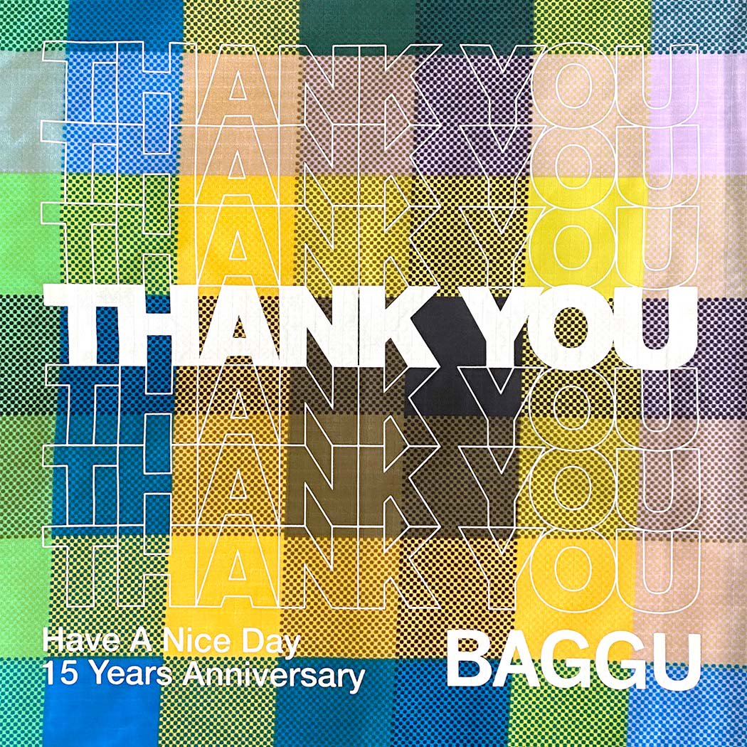 BAGGU（バグゥ） / BABY エコバッグ - 15th thank you マドラス1 (15