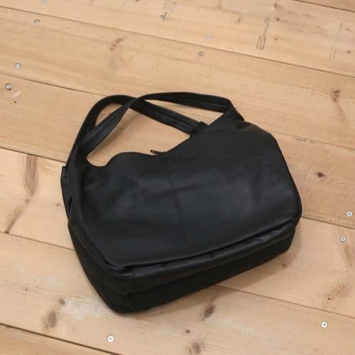 seasidefreeride シープレザーリュック（BLACK） SEASIDE FREERIDE (シーサイドフリーライド) PRT SAC レザーリュック