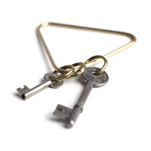  BYOKA（ビョーカ）/ H0103 KEY RING HOLDER キーリング ホルダー - brass 真鍮