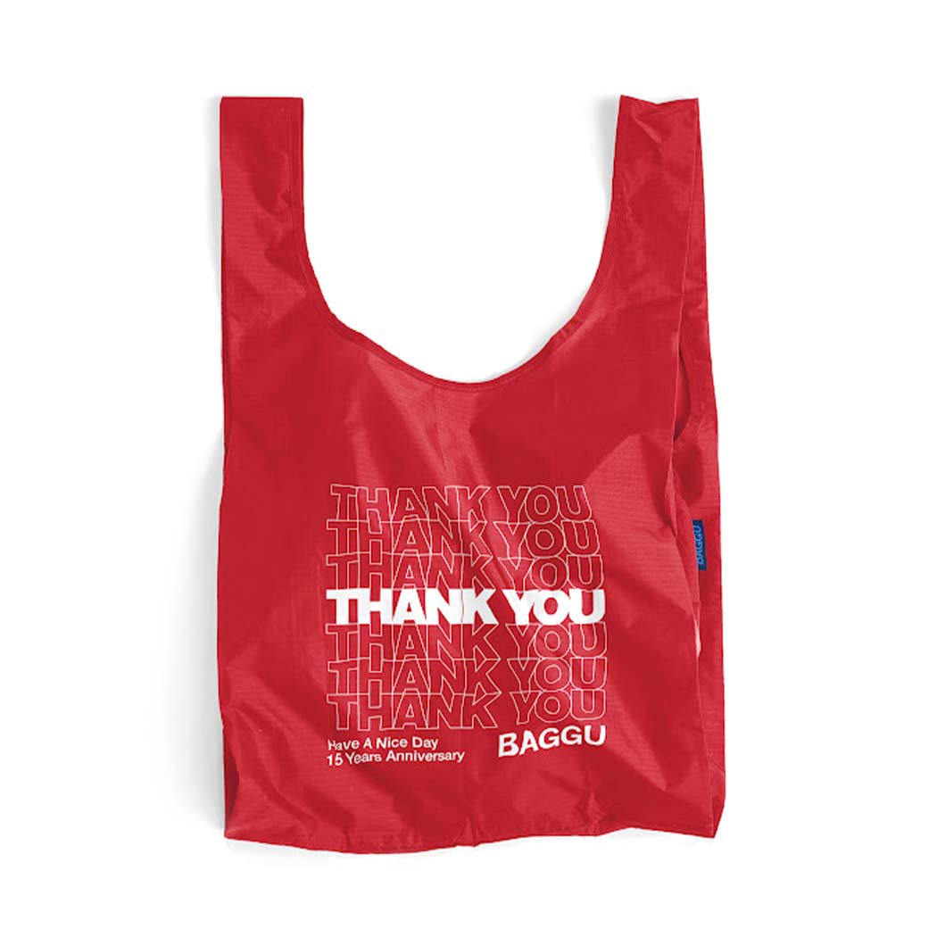 BAGGU (バグー) / STANDARD BAGGU エコバッグ - 15th thank you レッド