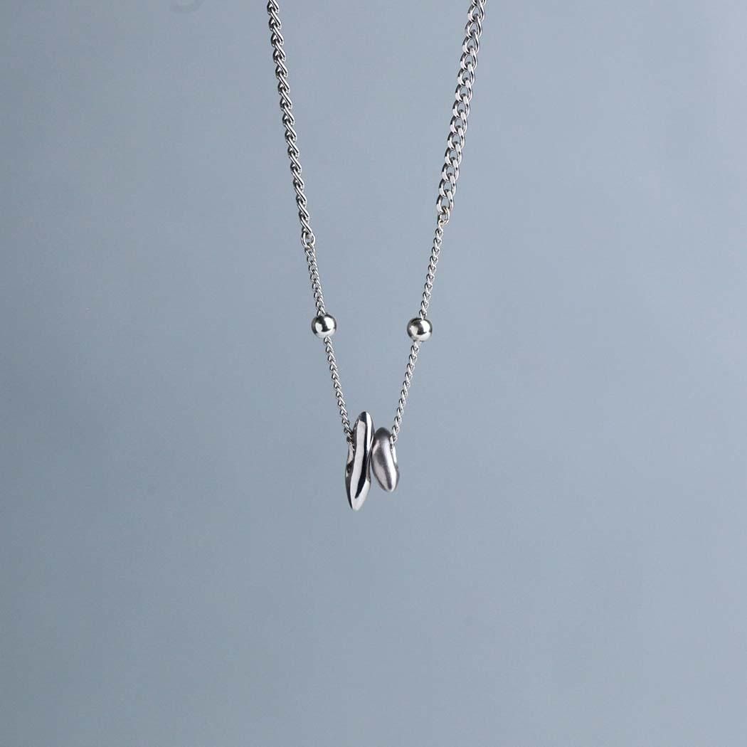 MIKU FUKAMITSU(ミク フカミツ) / 巡るブレスレットSV/RD - シルバー