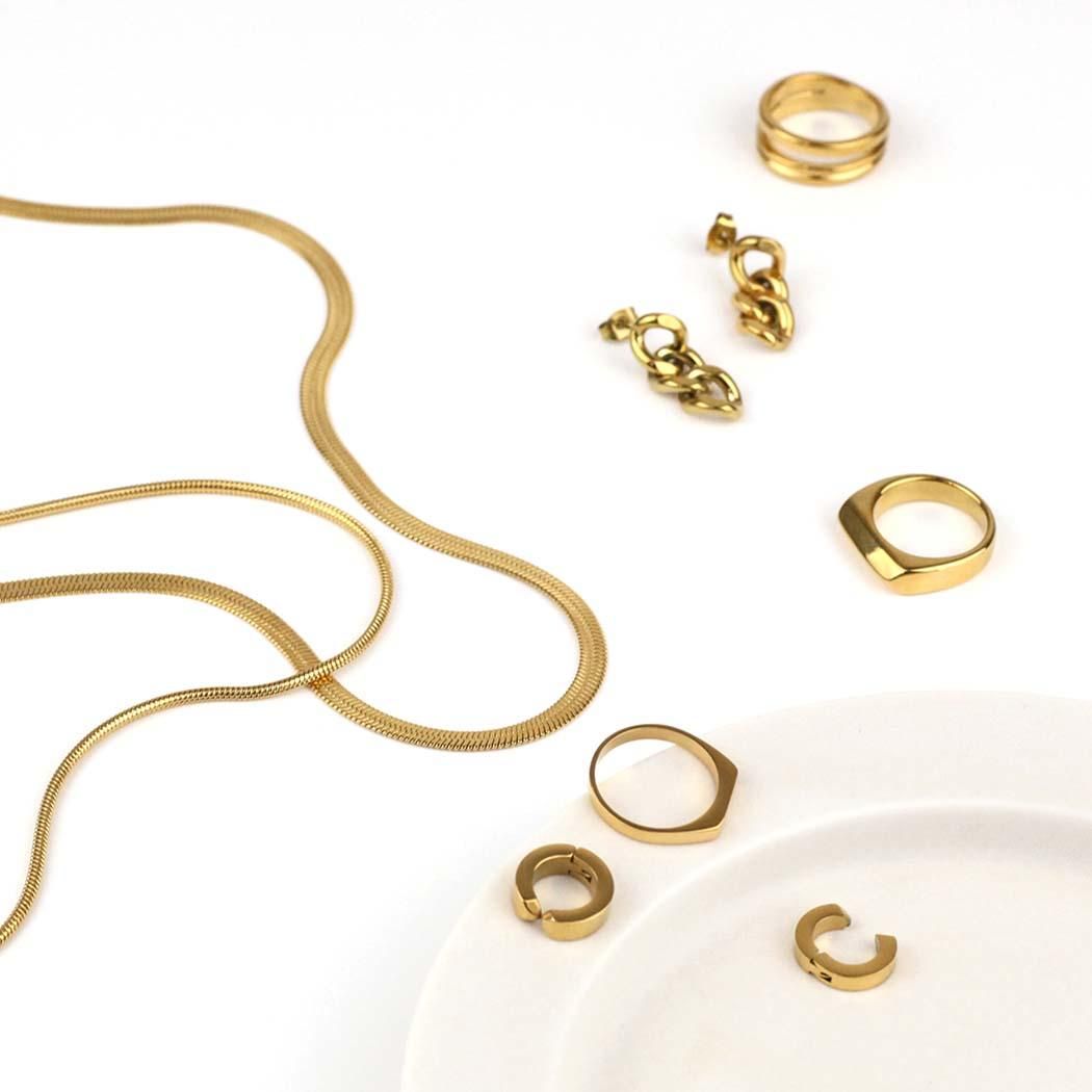 sinc (シンク) / スネークチェーン ネックレス 2mm幅 ラウンド