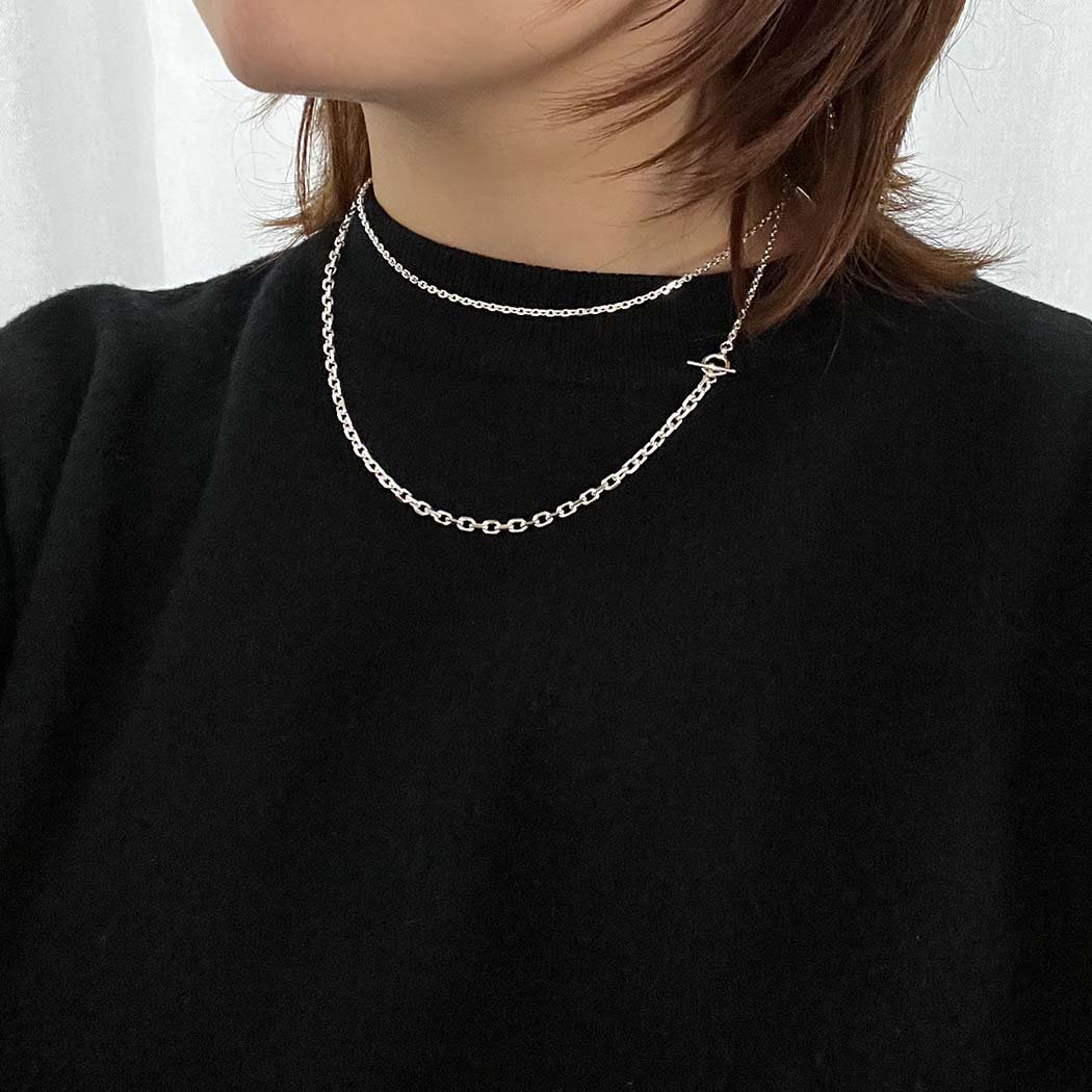 BYOKA（ビョーカ）/ N2401 2B4N CHAIN NECKLACE - シルバー