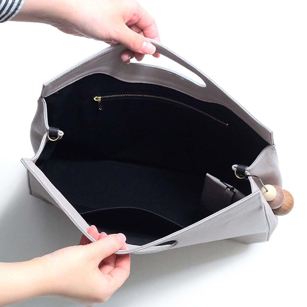 Sarah mu サラミュー BN-004 GRY トート & ショルダーバッグ