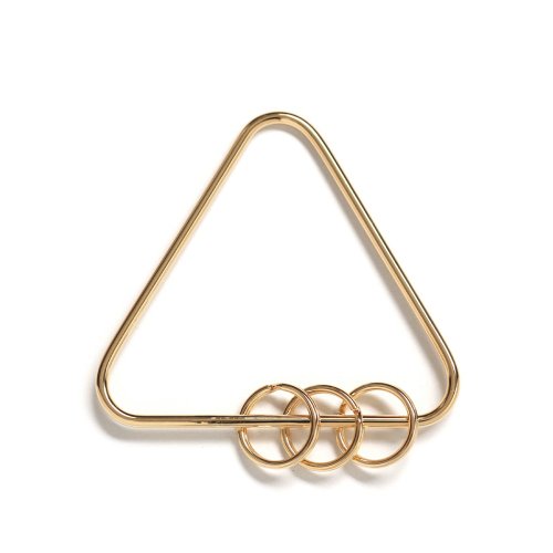  BYOKA (ビョーカ) / H0401 Key ring holder キーリング ホルダー - Gold ゴールド