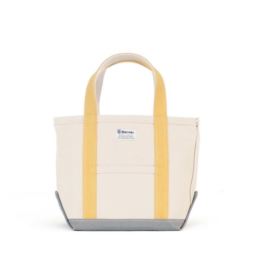  ORCIVAL (オーシバル) / OR-H0285 KWC_TOTE BAG SMALL 2024SS キャンバス トート バッグ Sサイズ - ECRU×EGG×GREY<img class='new_mark_img2' src='https://img.shop-pro.jp/img/new/icons7.gif' style='border:none;display:inline;margin:0px;padding:0px;width:auto;' />