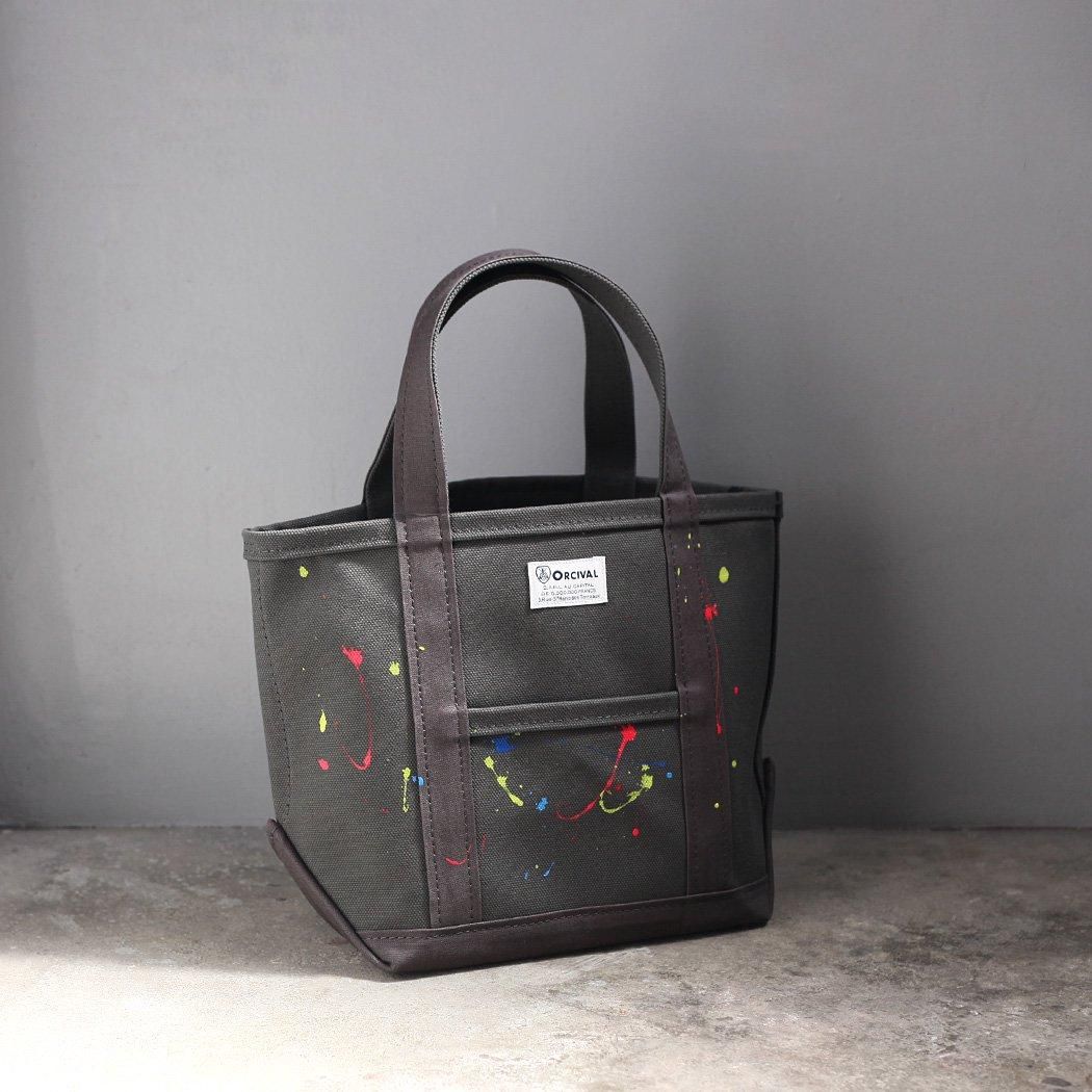 オーシバル トートバッグ S （小）OR-H0285 KWC ORCIVAL オーチバル コットン キャンバス ミニ 無地 24oz 2024  春夏新作 小さいサイズ レディース かばん 鞄 エクリュ チャコール アイスグレー ライトサンドベージュ グリーン プレゼント グレー | 