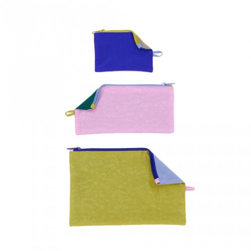  BAGGU (Х) / Flat Pouch Set եå ݡ 3å - PLEIN AIR (С֥)<img class='new_mark_img2' src='https://img.shop-pro.jp/img/new/icons7.gif' style='border:none;display:inline;margin:0px;padding:0px;width:auto;' />