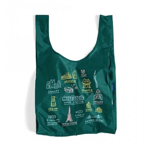 最終お値下げ　新品未使用　BAGGU エコバッグ 2個セット free design 別注】バグゥ ショッピングバッグ（バグゥ／BAGGU