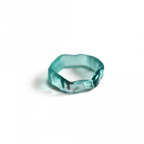 LUCE MACCHIA (롼ޥå) / half mist honeycomb ring green ϥ˥  - ꡼