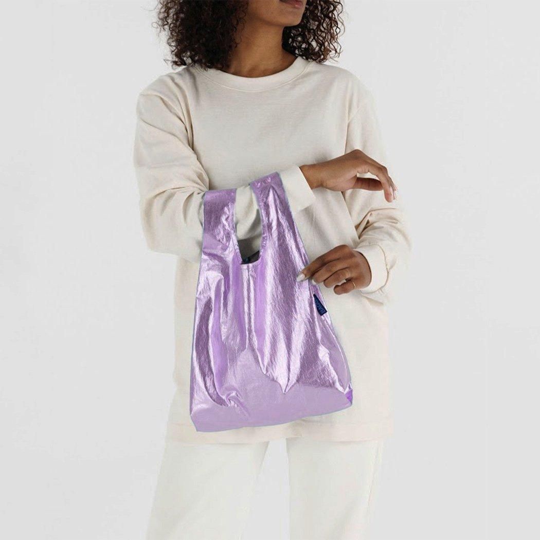 エコバッグ BAGGU バグゥ メタリック ライトピンク STANDARD BAGGU メタリックライトピンク 2024HO【正規販売店