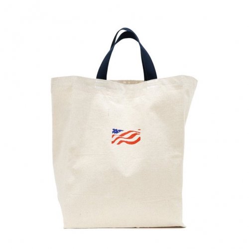  Turtlecreek / Canvas Grocery Tote Bags - Regular / US Flag / Midnight Blue ȥ륯꡼ Х꡼ȡȥХå<img class='new_mark_img2' src='https://img.shop-pro.jp/img/new/icons7.gif' style='border:none;display:inline;margin:0px;padding:0px;width:auto;' />