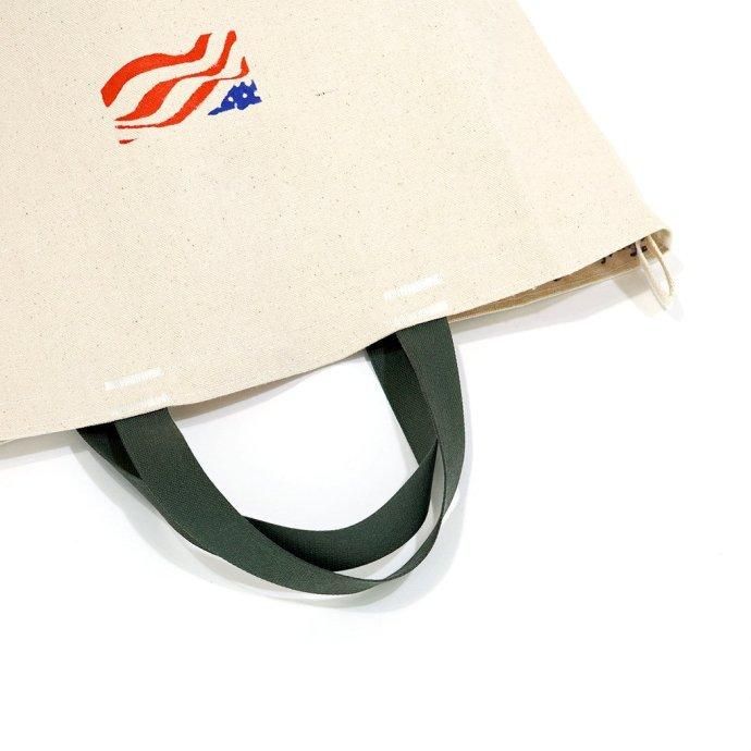 Turtlecreek / Canvas Grocery Tote Bags - Regular / US Flag