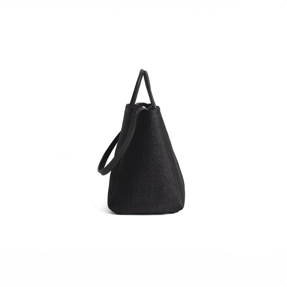 MARROW (マロウ) / MA-AC5110 / FABRIC HANDLE TOTE - BLACK ブラック