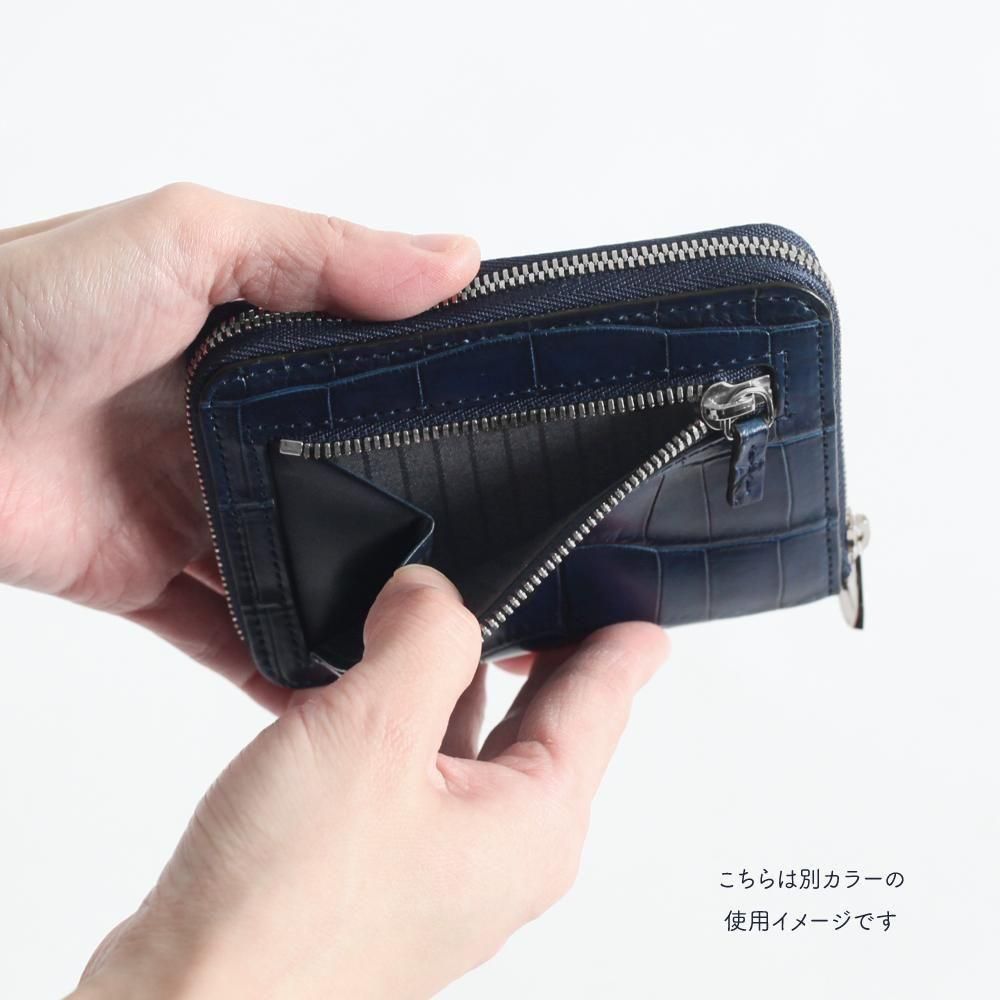 ITTI (イッチ) / CRISTY SLIM COMPACT WLT / CROCO レザー ミニ