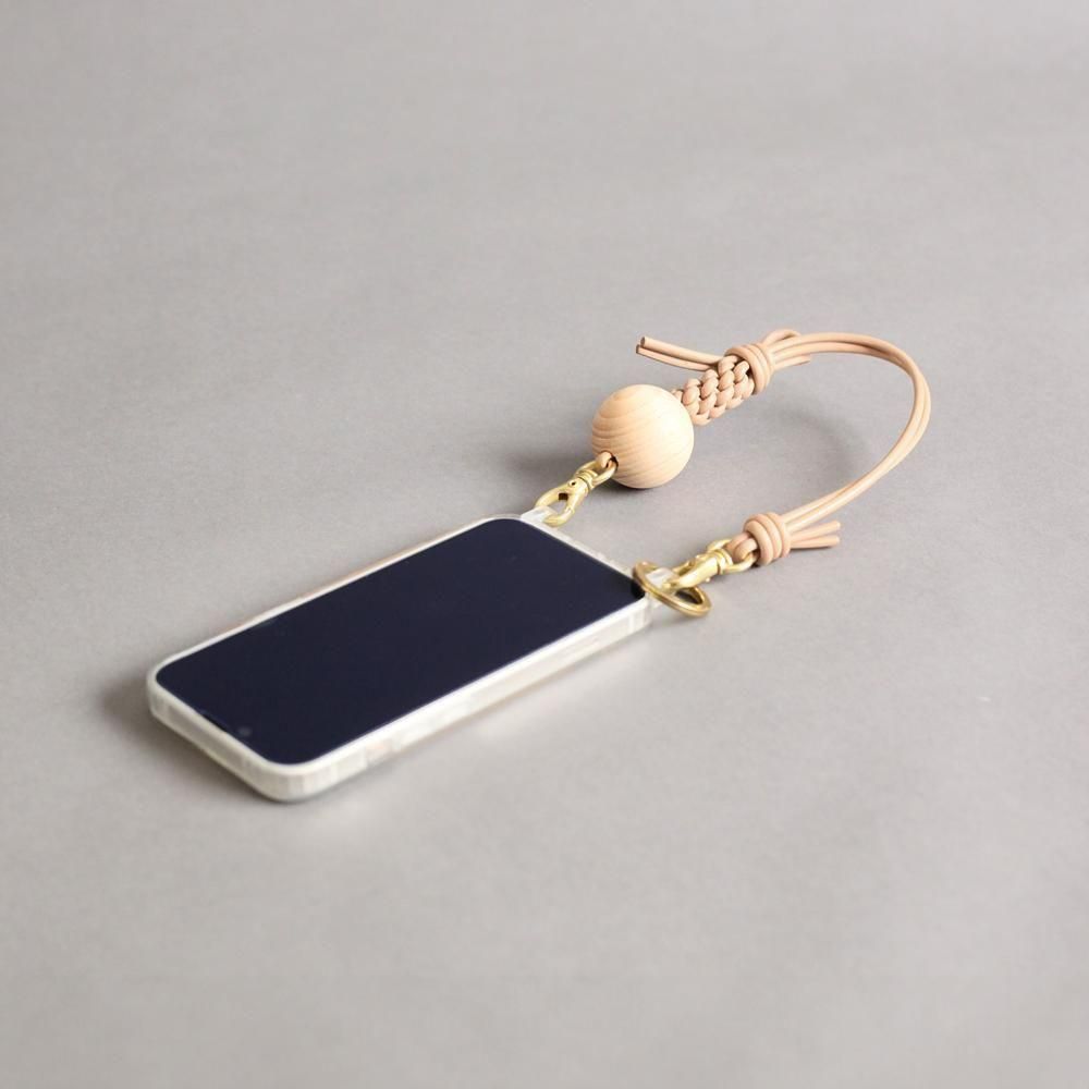 _Fot (フォート) / 1804a Knot ball hand strap レザー ハンド