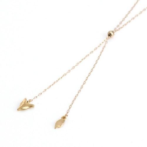  hirondelle et pepin (ǡ륨ڥѥ) / k18 / K10 hn-25fw-581 KITSUNE to TANUKI ĥͥͥå쥹 - <img class='new_mark_img2' src='https://img.shop-pro.jp/img/new/icons7.gif' style='border:none;display:inline;margin:0px;padding:0px;width:auto;' />