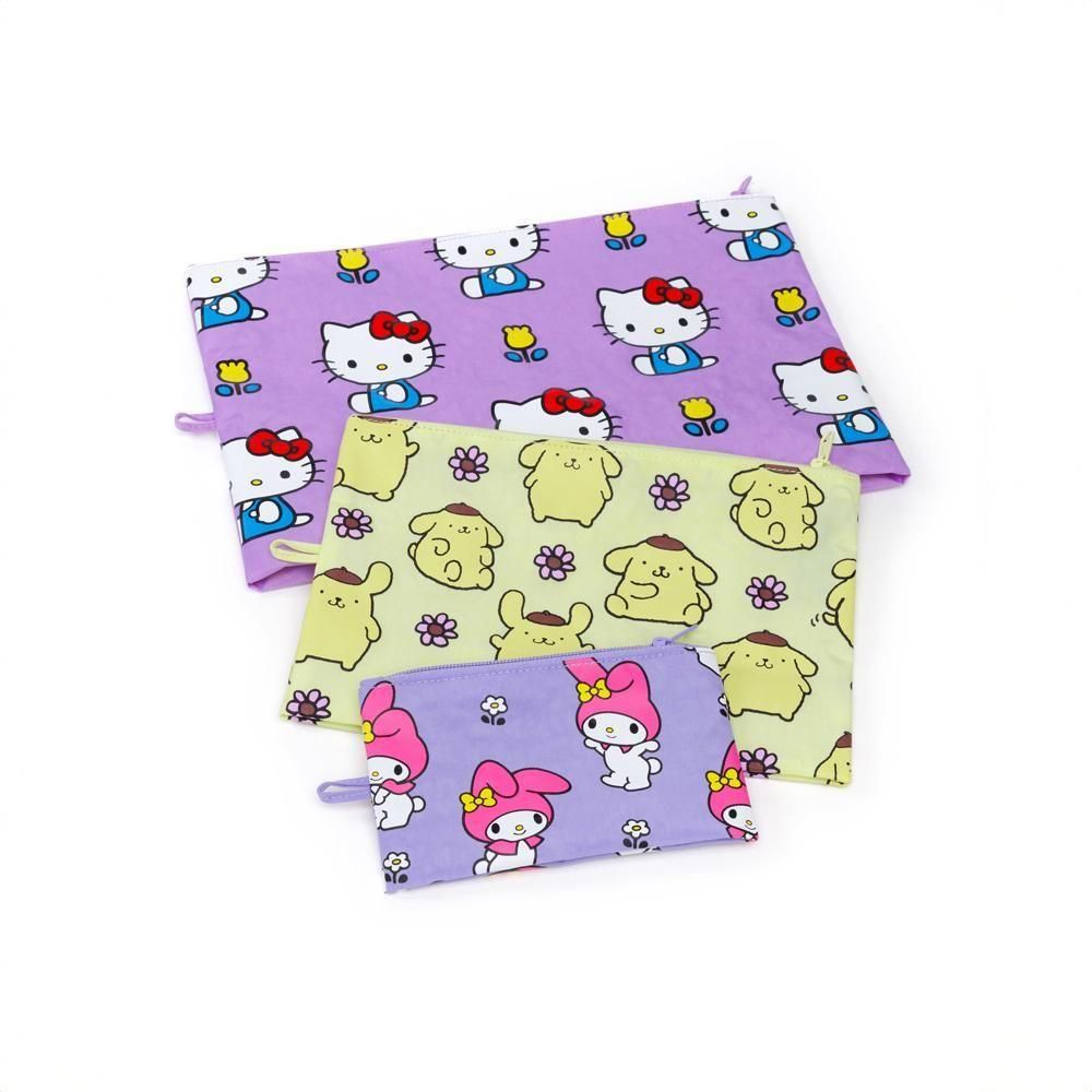 BAGGU (バグー) / Go Pouch Set マチ付き ポーチ 3点セット