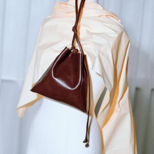 MARROW (ޥ) / MA-AC5314 /NAPA LEATHER PILLOW 쥶  Хå - CHOCOLATE 祳졼