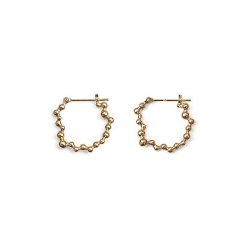 Perche? (ڥ륱) / cell hoop pierced earring / K18 (ξ) ԥ - 