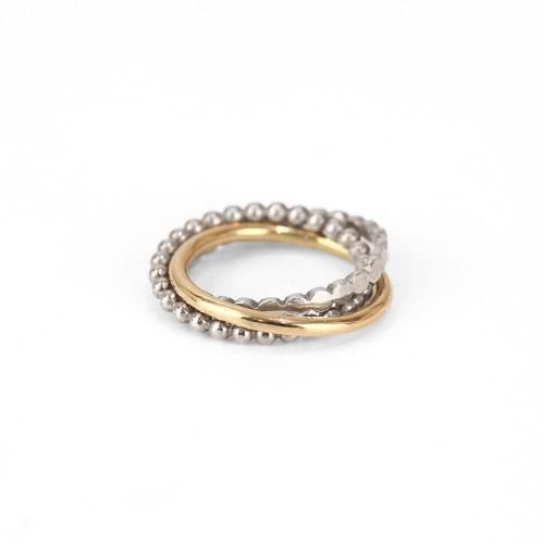 Perche? (ڥ륱) / ren ring (K18 plain) / K18 / silver  - /С
