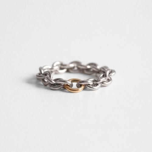 Perche? (ڥ륱) / loop ring 3 / Silver / K18  - С