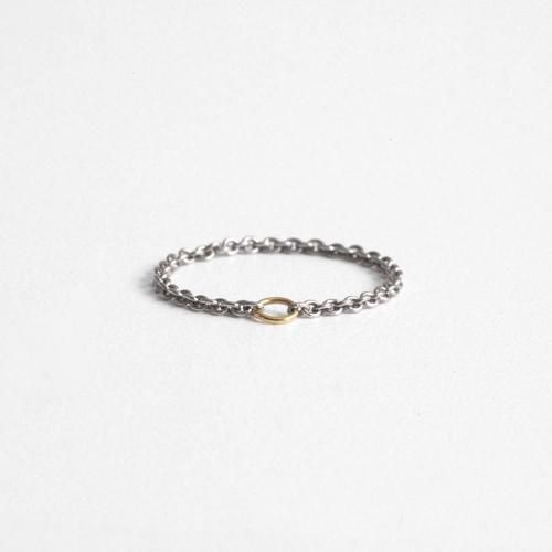 Perche? (ڥ륱) / loop ring 1 / Silver / K18  - С