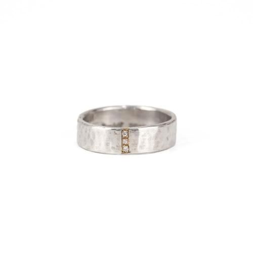 Perche? (ڥ륱) / silver K18 dia 3p ring 2  - С
