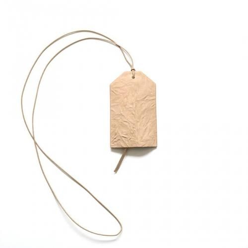  i ro se / ACC-P12 / PAPER LEATHER KEY/CARD HOLDER - L.BROWN