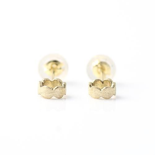 廃番商品】Perche?（ペルケ） / k18 round marumaru ピアス