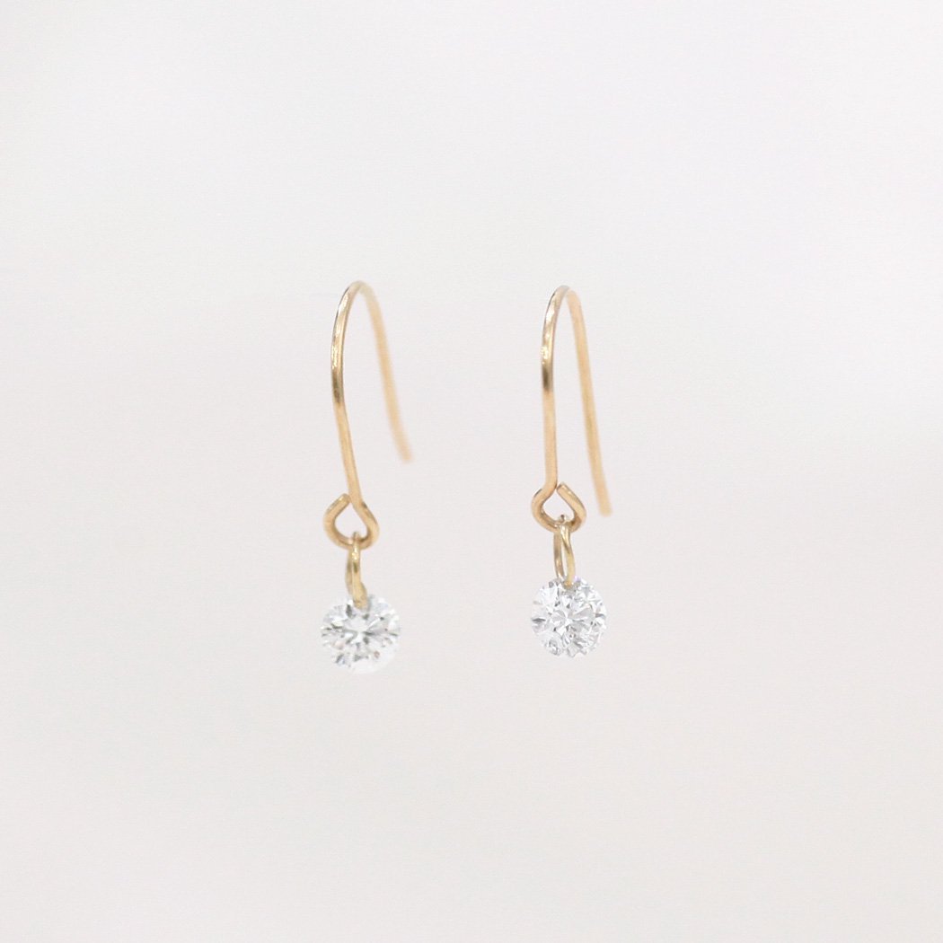 ☆Diamonds☆ ダイヤピアス ダイヤモンド 1.043ct 1.007ct30500