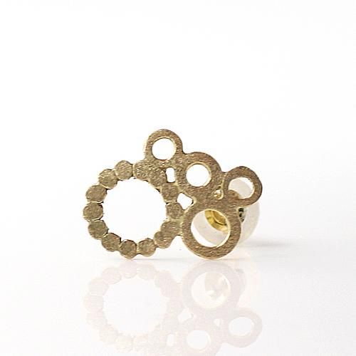 Perche?（ペルケ） / k18 bubble chain ピアス Perche? / k18 bubble ピアス 2(片耳タイプ)
