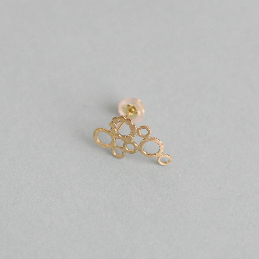Perche?（ペルケ） / k18 bubble chain ピアス baybrook ファッション Perche?（ペルケ） / k18 bubble chain
