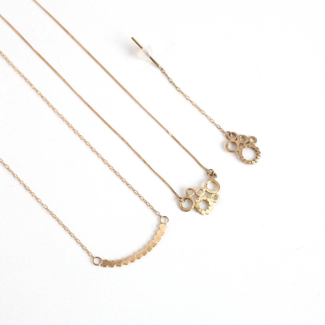 Perche?（ペルケ） / k18 bubble chain ピアス Perche? / k18 bubble chain ピアス 1(片耳タイプ)