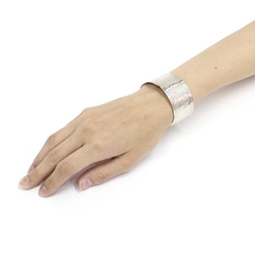 廃番商品】Perche?（ペルケ） / 幅広バングル - シルバー