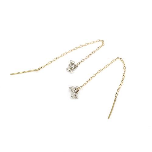 【Perche？】K18 片耳ピアス Perche? / k18 bubble chain ピアス 1(片耳タイプ)