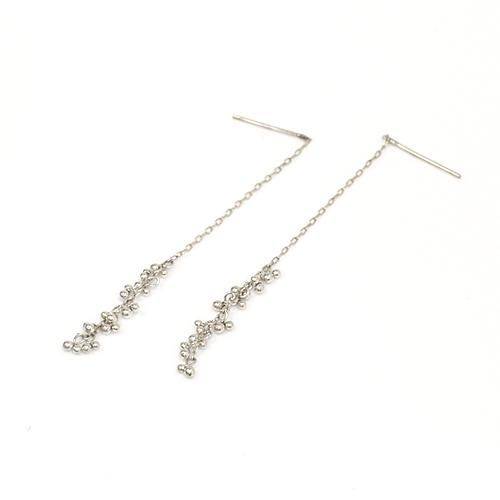 廃番商品】Perche?（ペルケ） / k18 circle チェーンピアス - S