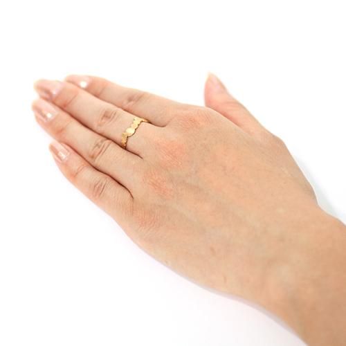 perche？シルバー X K18 marumaru ring 3