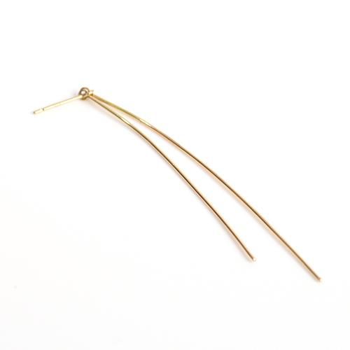 hirondelle 18k ピアス　片耳 楽天市場】ピアス ひらがな k18 イロンデール エペパン