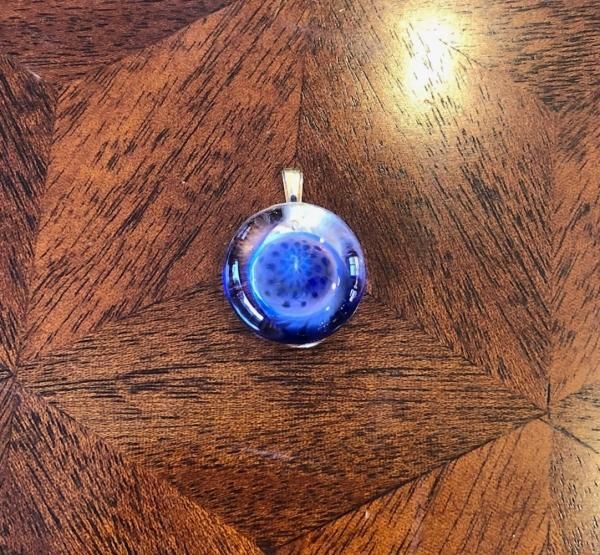 θGLASS〔シータグラス〕パイレックスガラスペンダントハニカム